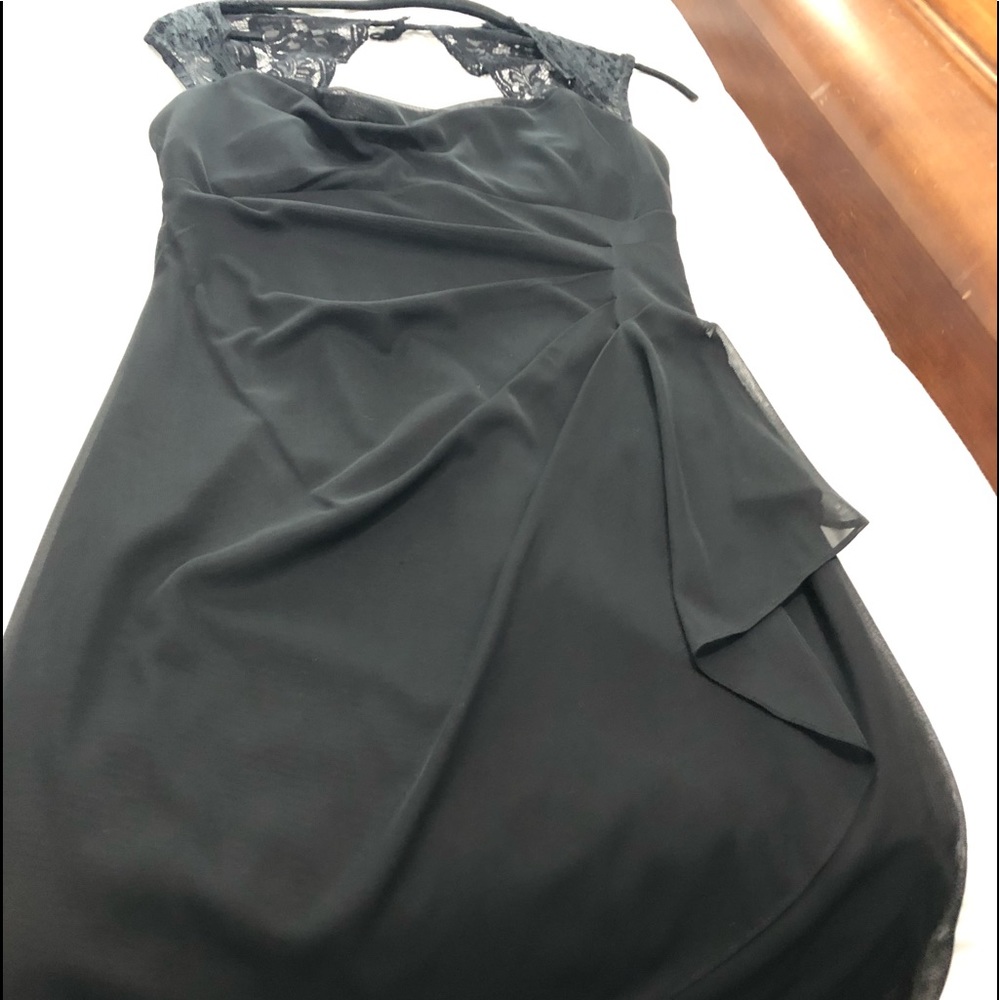 Black cocktail dress